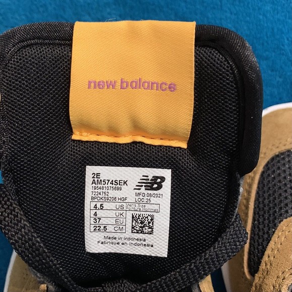 New Balance All Coasts AM574 Court (Brown/Black) Men's Skate Shoes AM574SEK 2E - Picture 5 of 6